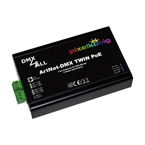 ArtNet-DMX TWIN PoE