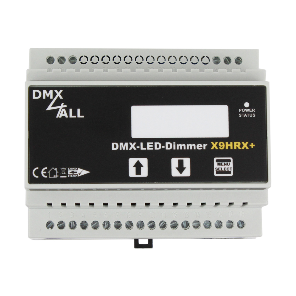 DMX-LED-Dimmer X9HRX+