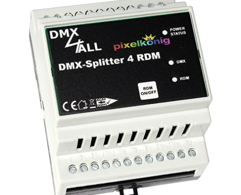DMX-Splitter 4 RDM+
