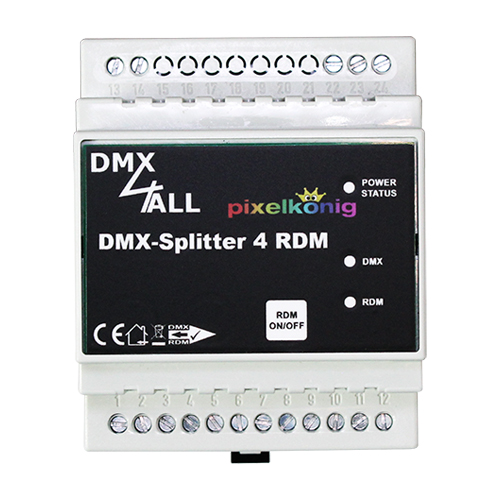 DMX-Splitter 4 RDM+