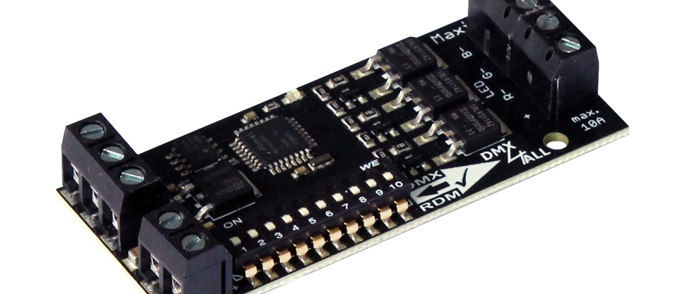 DMX-LED-Dimmer MaxiRGB RDM