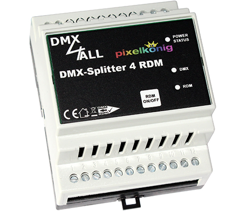 DMX-Splitter 4 RDM+
